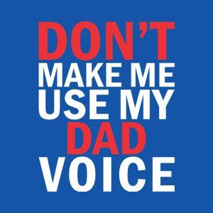 Dont make me use my DAD voice 2