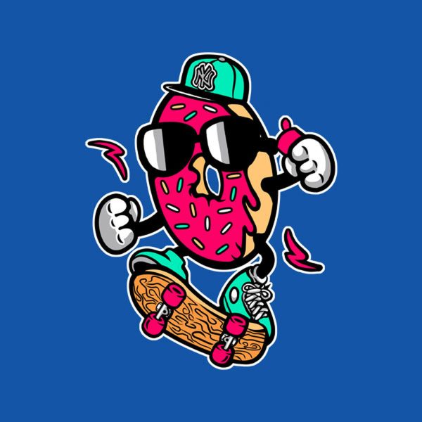 Donut skater – T-shirt