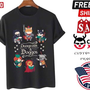 Dungeons And Doggos Dragons Shirt 1