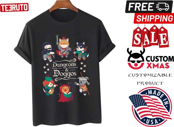 Dungeons And Doggos Dragons Shirt