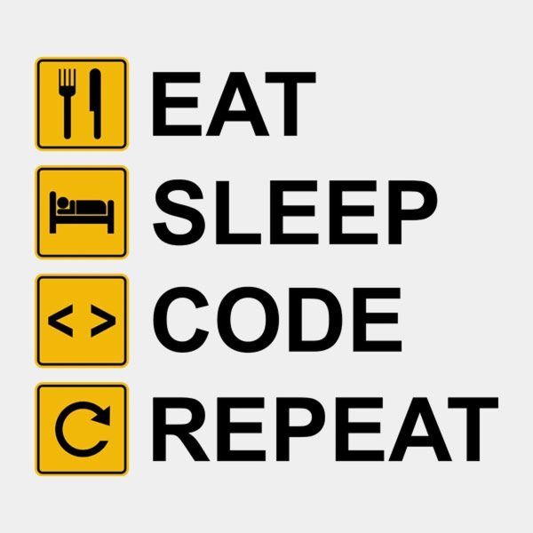 Eat Sleep Code Repeat – T-shirt