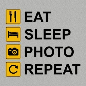 Eat Sleep Photo Repeat T shirt 2