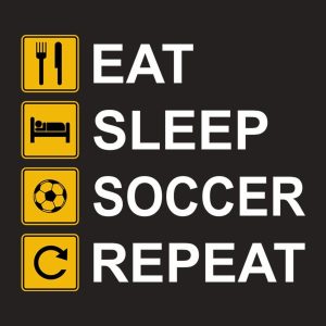 Eat Sleep Soccer Repeat T shirt 2