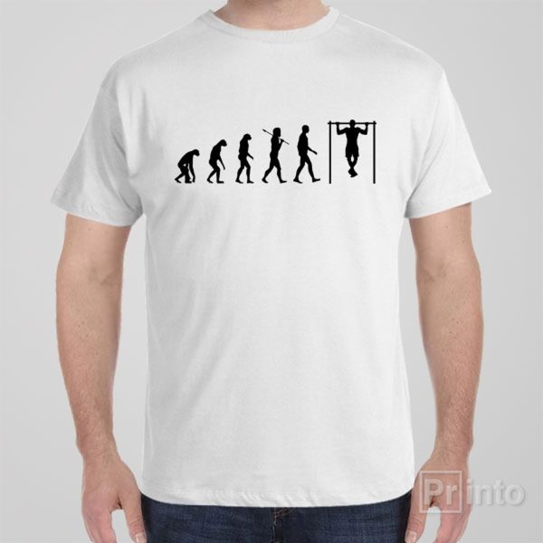 Evolution of Chin-ups – T-shirt