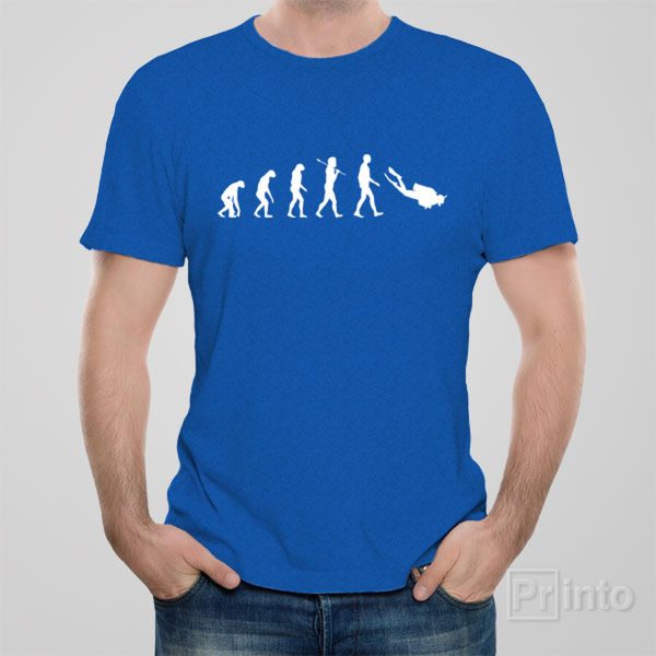 Evolution of Diver T-shirt