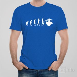 Evolution of Drummer T shirt 1