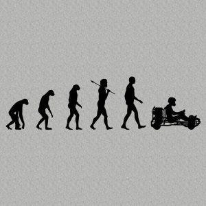 Evolution of Go kart T shirt 2