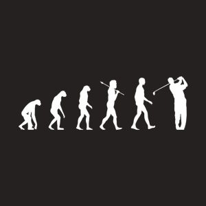 Evolution of Golfer T shirt 2
