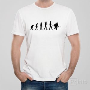 Evolution of Hockey T shirt 1