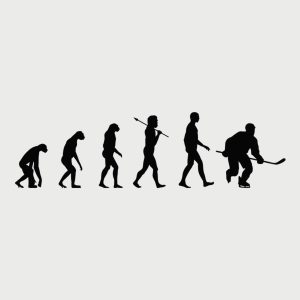 Evolution of Hockey T shirt 2