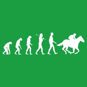 Evolution of Horse riding T shirt 2