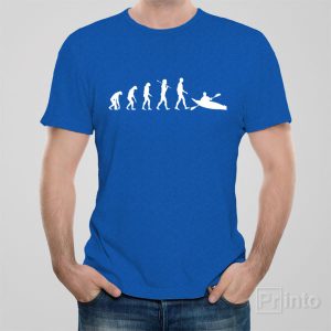 Evolution of Kayak T shirt 1