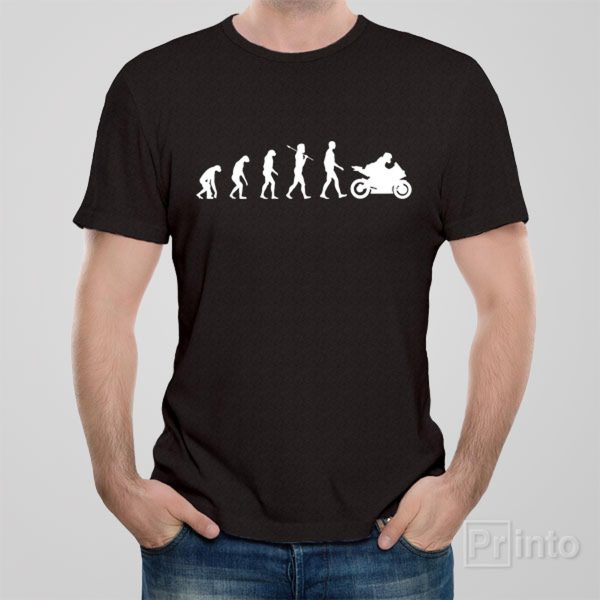 Evolution of Motorbike T-shirt