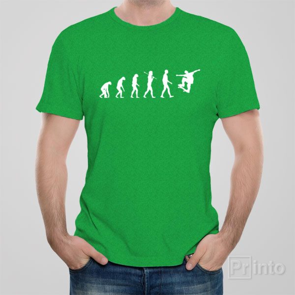 Evolution of Skater T-shirt