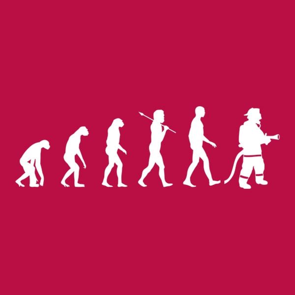 Evolution of firefighter – T-shirt