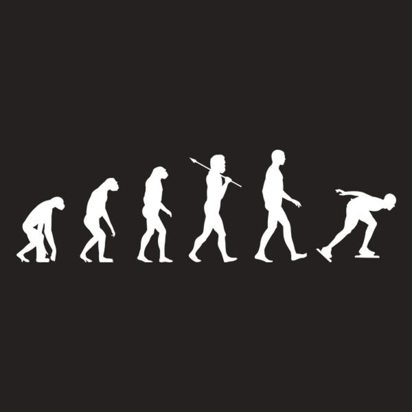 Evolution of ice skating – T-shirt