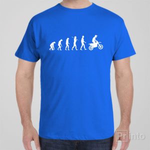 Evolution of motocross T shirt 1