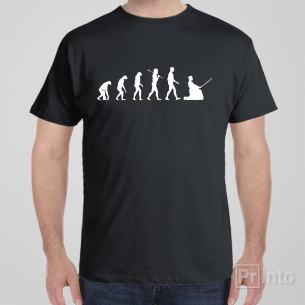 Evolution of samurai – T-shirt