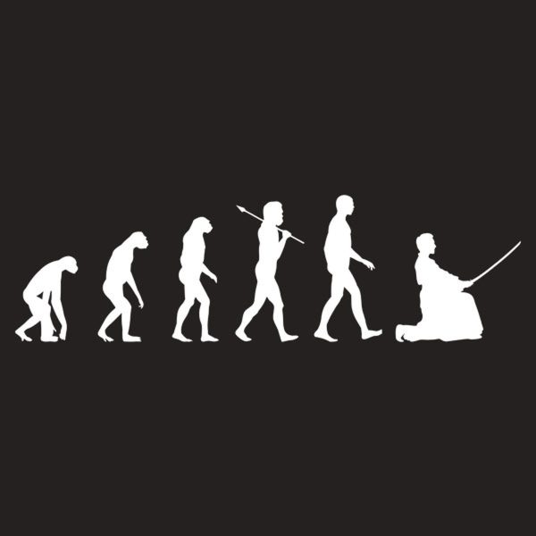 Evolution of samurai – T-shirt