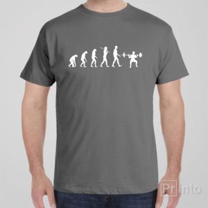 Evolution of squats T shirt 1