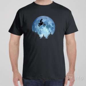 Extraterrestrial motorbike T shirt 1