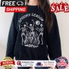 Fall In Autumn Dancing Skeleton Spooky Season Halloween Sweatshirt