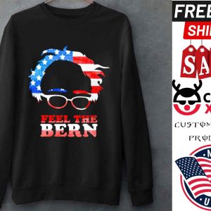 Feel The Bern Bernie Sanders American Flag Elon Musk shirt