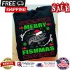 Fish santa merry fishmas christmas shirt