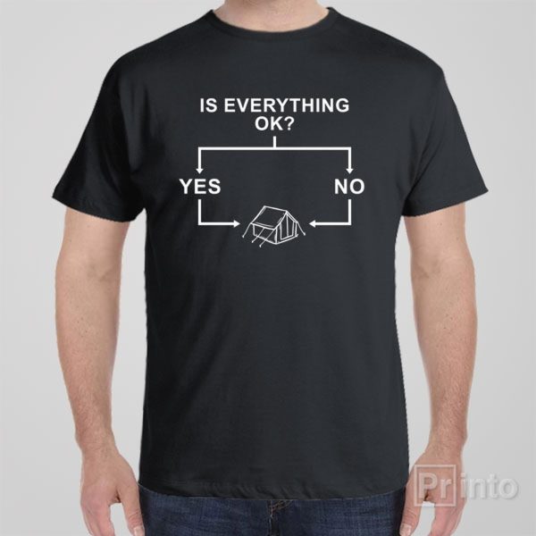 Flowchart (Camping) – T-shirt