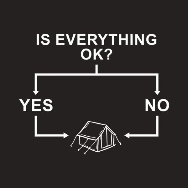 Flowchart (Camping) – T-shirt