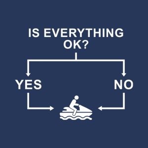 Flowchart Jet Ski T shirt 2
