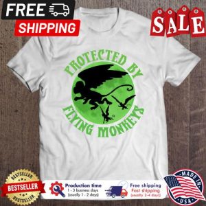 Flying Monkey Witch Protected By Flying Monkeys Wizard Of Oz halloween shirt