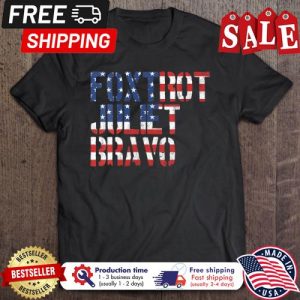 Foxtrot Juliet Bravo American Flag shirt