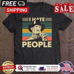 Freddy Krueger I hate people vintage halloween shirt