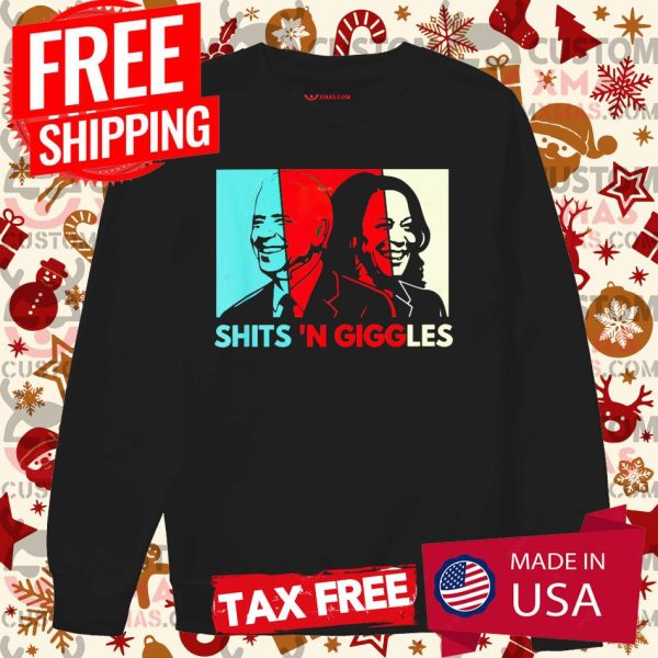 Funny Anti Biden Harris Shits ‘n Giggles Political Shirt