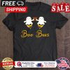 Funny boo bees wine halloween shirt