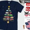 Garbage Camping Truck Christmas Tree Shirt