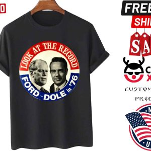 Gerald Ford and Bob Dole 1976 Presidential Election Campaign Shirt