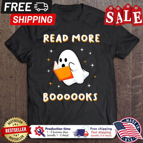 Ghost cute Read More Boooooks halloween shirt