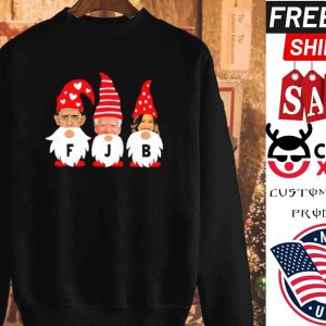 Gnomes Barack Obama Joe Biden And Kamala Harris Fjb Christmas shirt