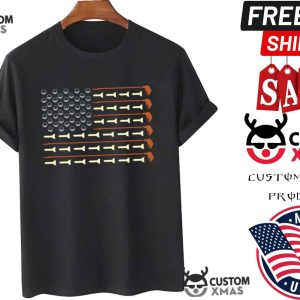 Golf Ball Club America Flag Shirt