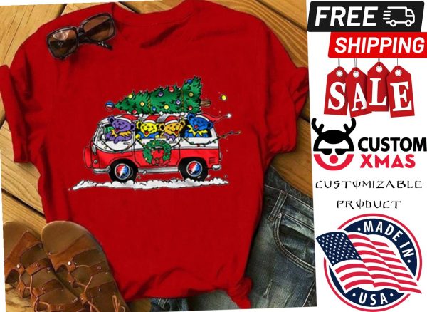 Grateful Dead Steal Your Christmas Tree Green Shirt