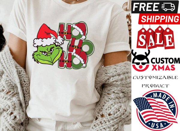 Grinch Santa Ho Ho Ho shirt