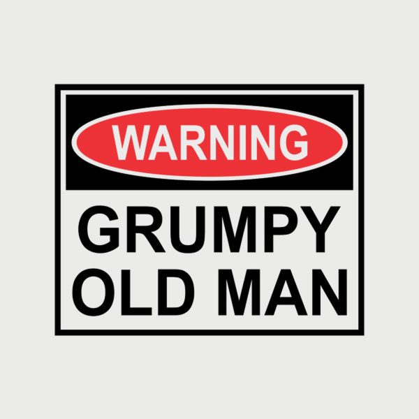 Grumpy old man