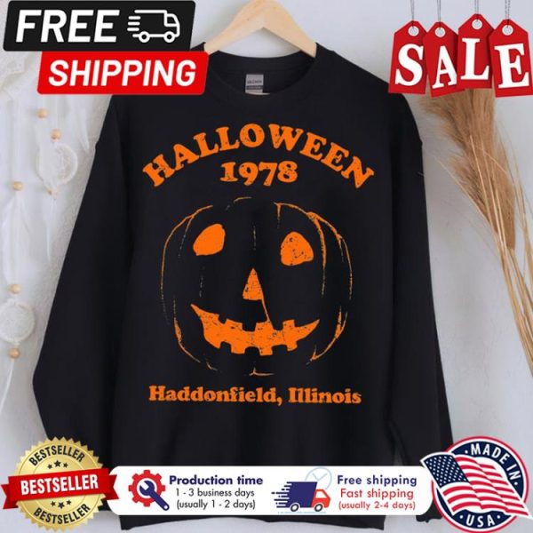 Halloween 1978 Holiday Spooky Pumpkin haddonfield Illinois Shirt