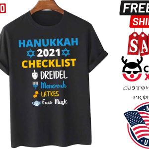 Hanukkah 2021 Checklist Shirt