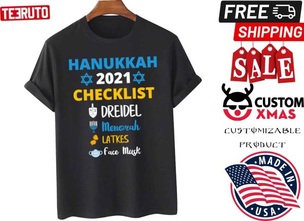 Hanukkah 2021 Checklist Shirt