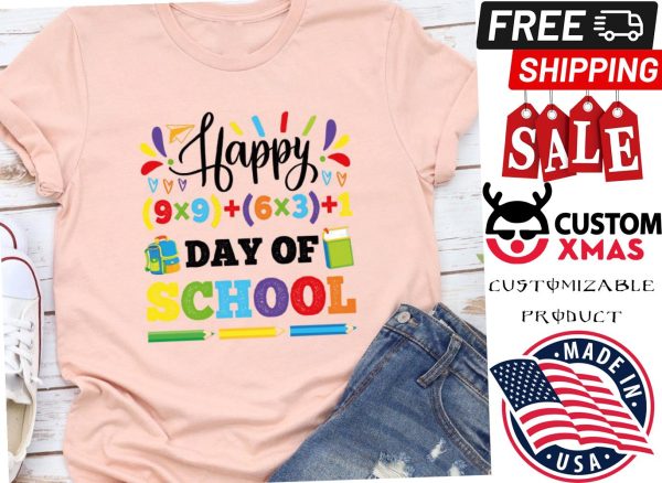 Happy 100th Day Of School Shirt, Back To School Shirt