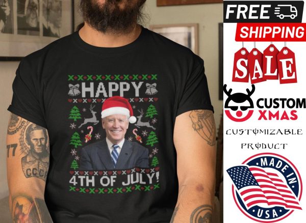 Happy 4th Of July Shirt Joe Biden Ugly Christmas shirt