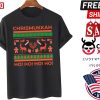 Happy Chrismukkah Knitted Pattern Ugly Christmas Hanukkah Shirt